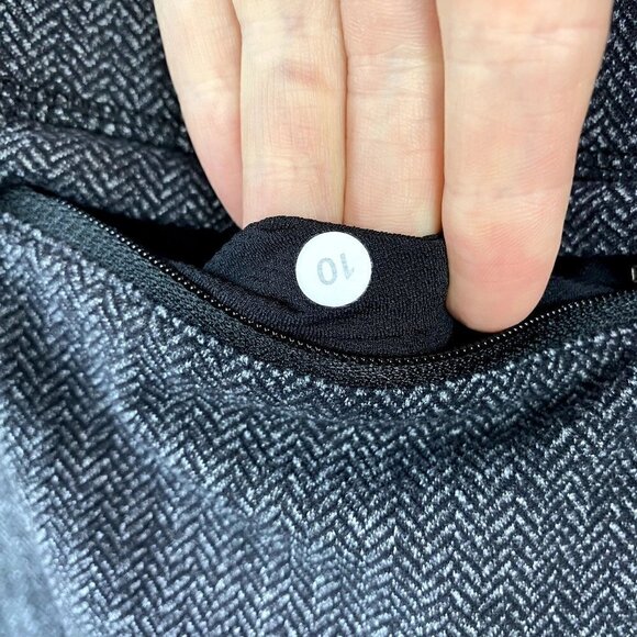 Lululemon Base Runner 1/2 Zip Heathered Herringbone 10 - Picture 11 of 11